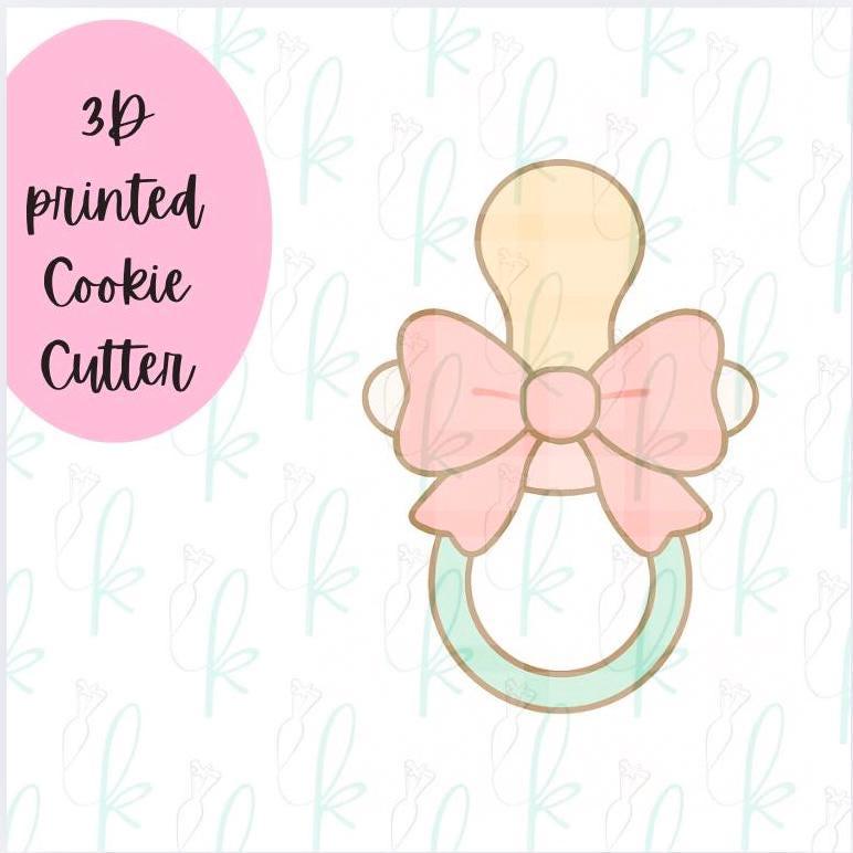 Bow Pacifier Cookie Cutter