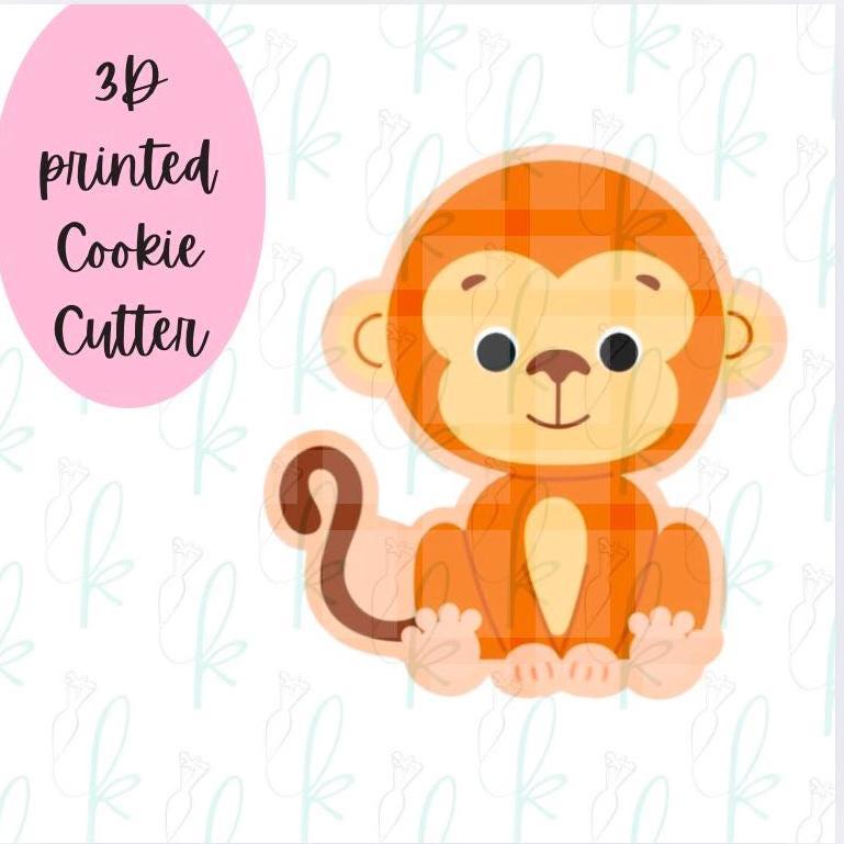 Sitting Monkey Cookie Cutter