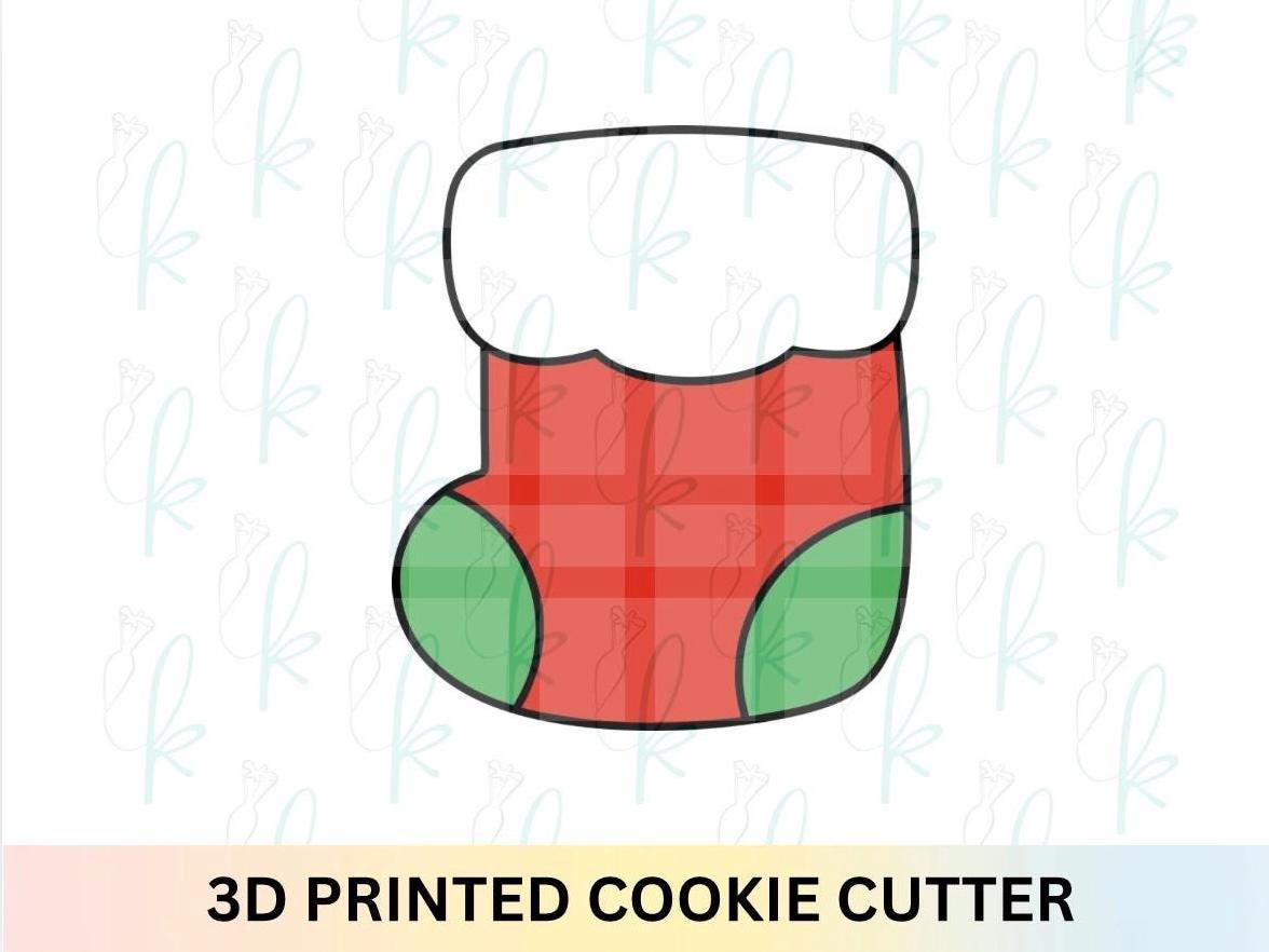 Chubby Christmas Stocking Cookie Cutter