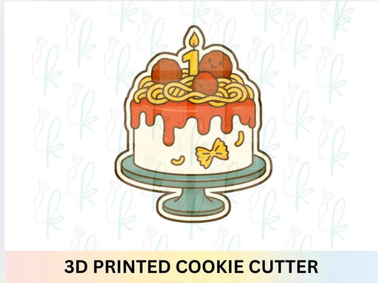 Spaghetti Cake Cookie Cutter