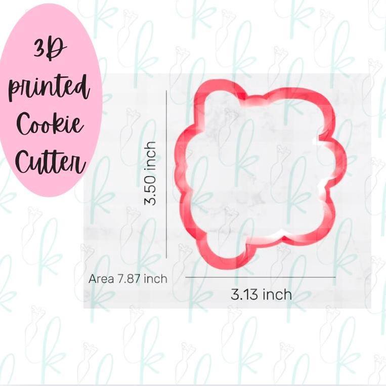 Red White and Due Plaque Cookie Cutter