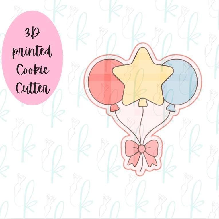 Star Balloon Bundle Cookie Cutter