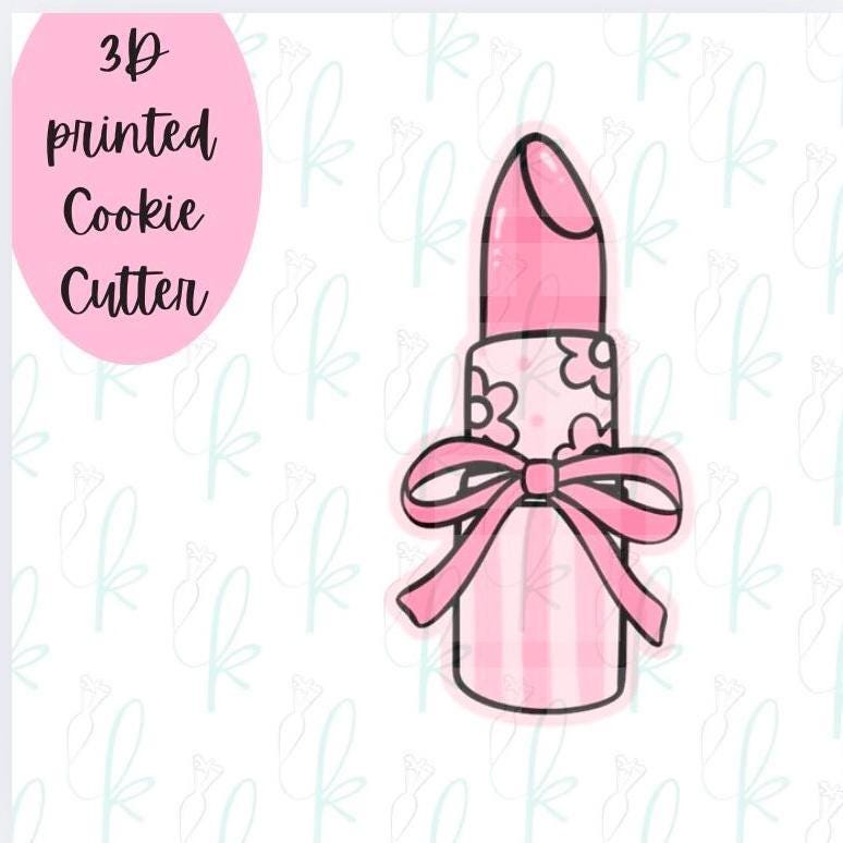 Bow Lipstick Cookie Cutter