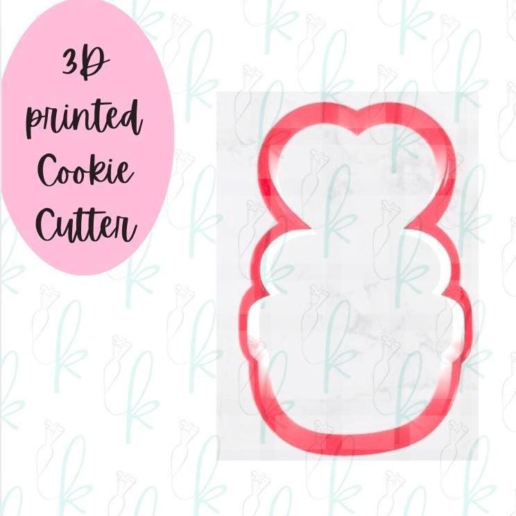 Heart Flower Pot Cookie Cutter
