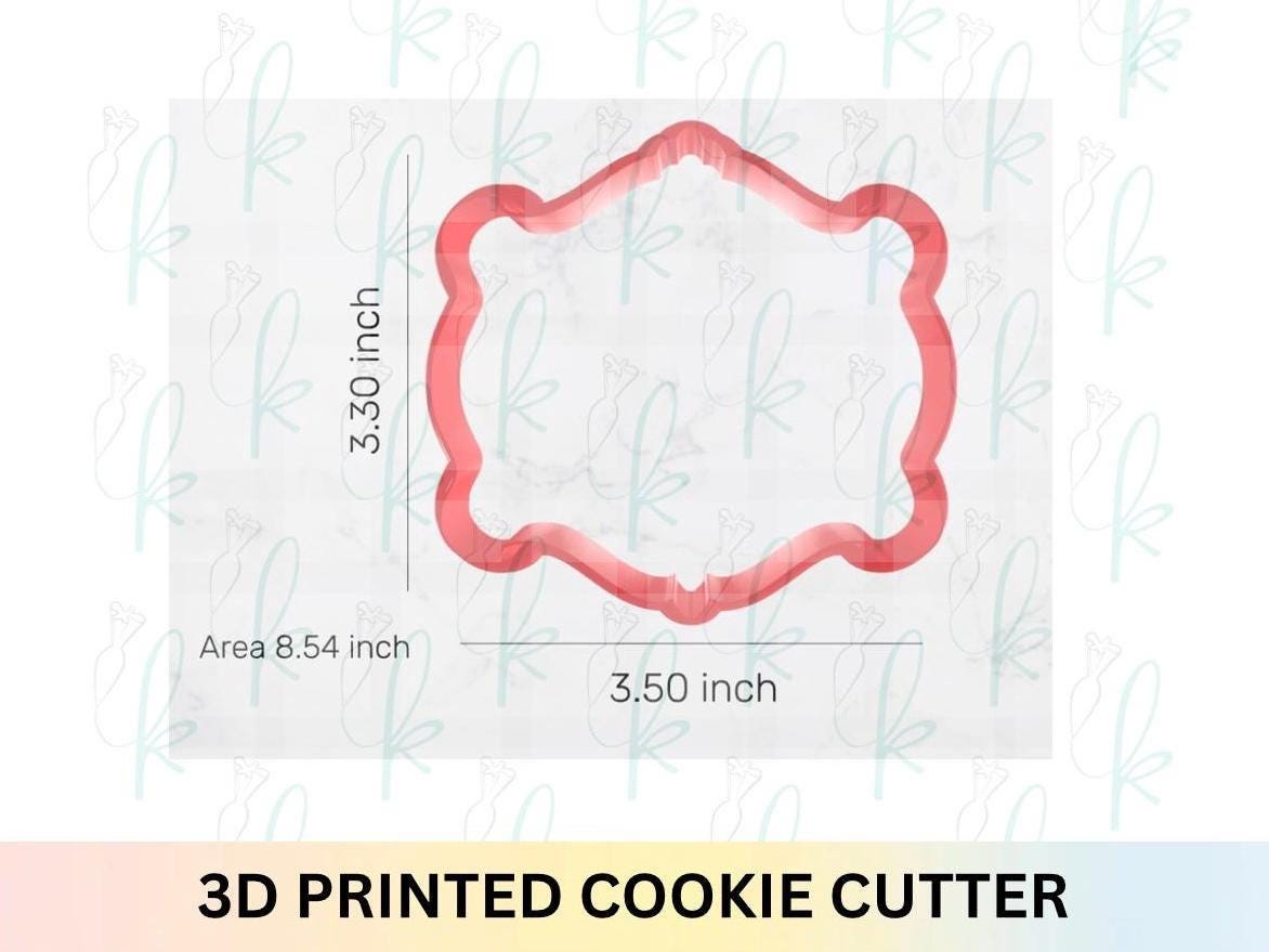 Haunted Marquee Plaque Cookie Cutter