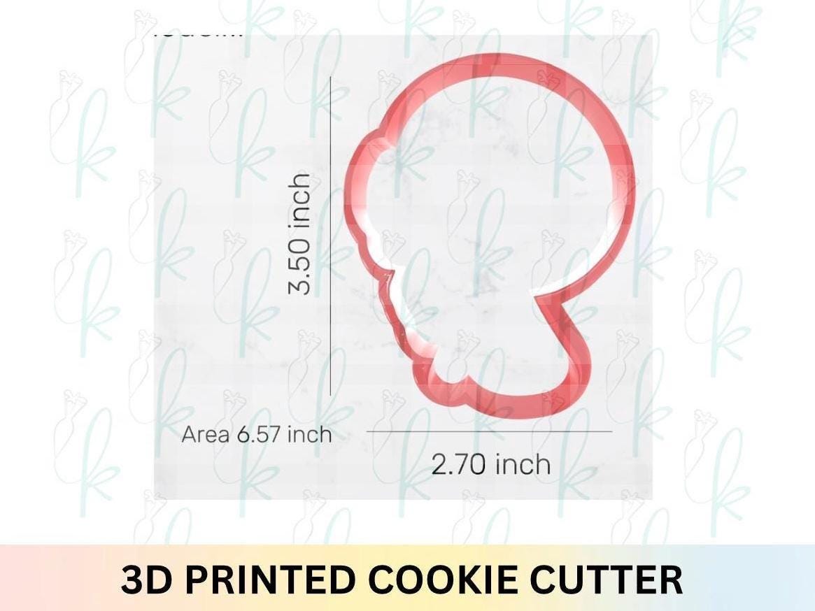 Script Number Nine Cookie Cutter