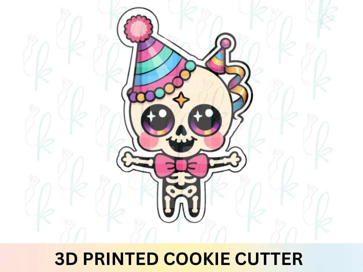 Party Skeleton Cookie Cutter