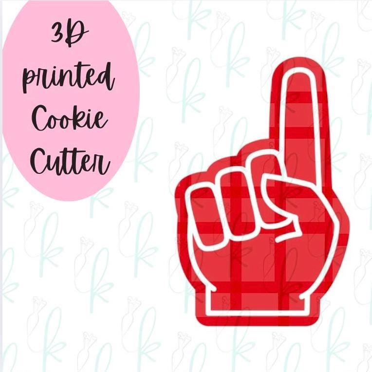 Foam Finger Cookie Cutter