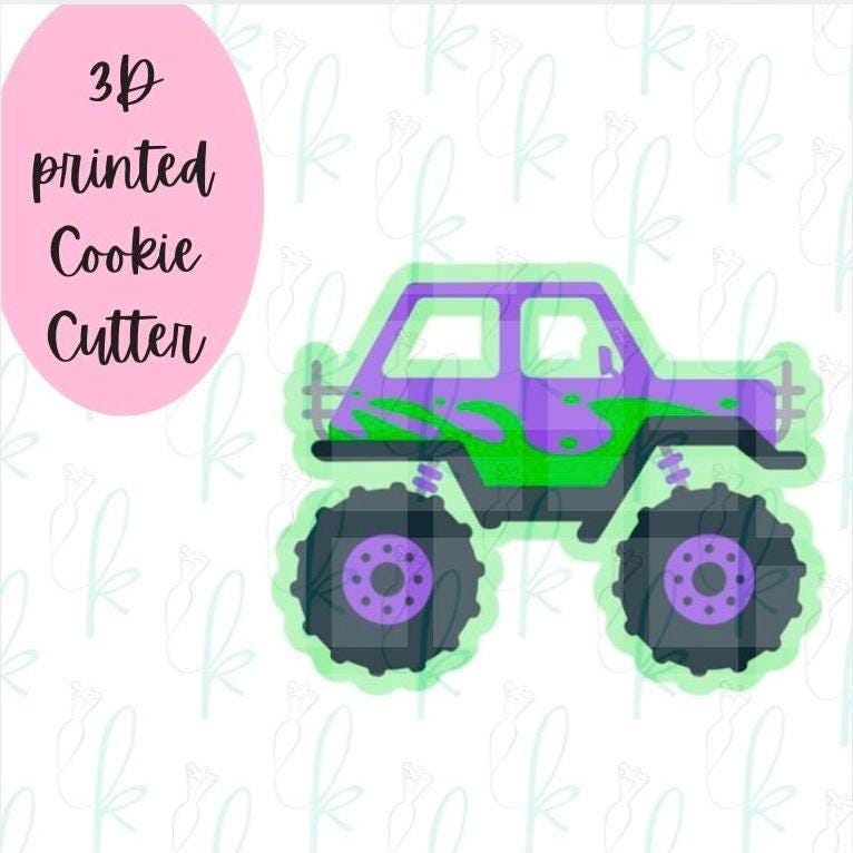 Jeep Monster Truck Cookie Cutter