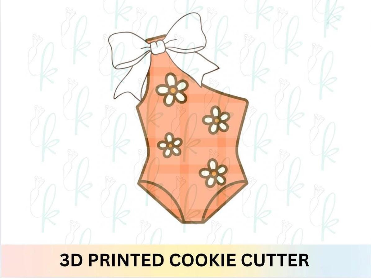 One Shoulder Bathing Suit Cookie Cutter