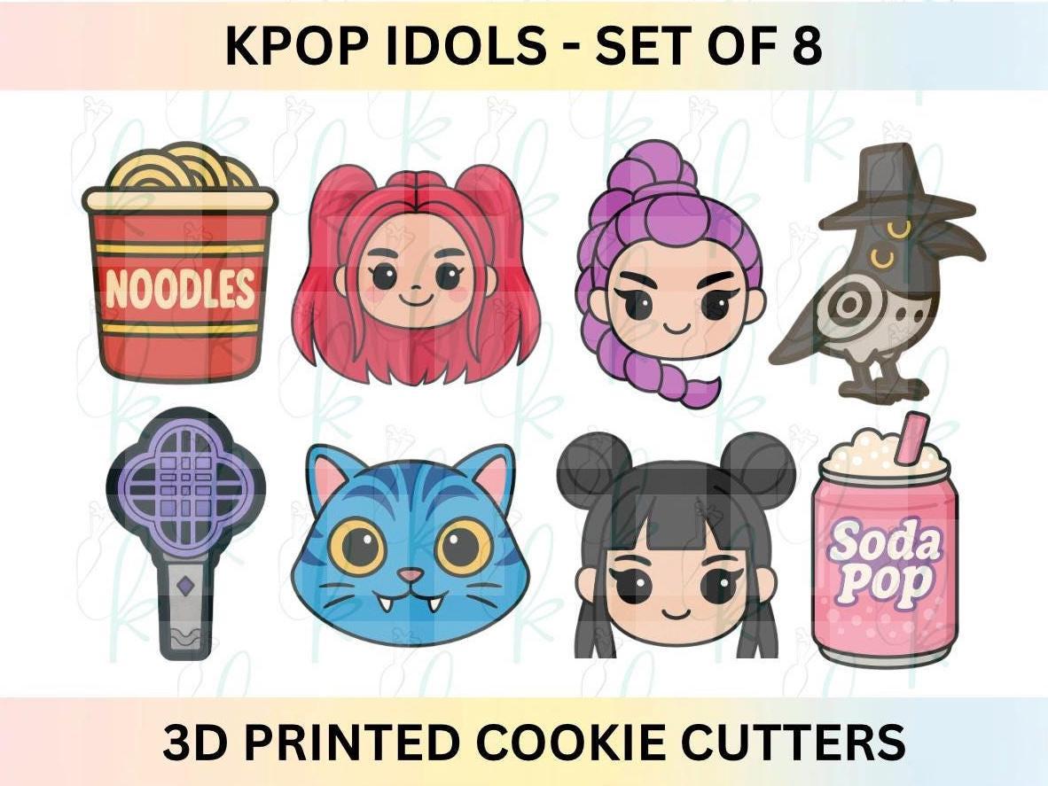 K-Pop Idols - Set of 3 or 8 Cookie Cutters