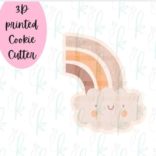 Boho Half Rainbow Cookie Cutter