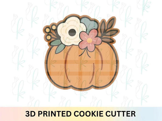 Floral Pumpkin Cookie Cutter