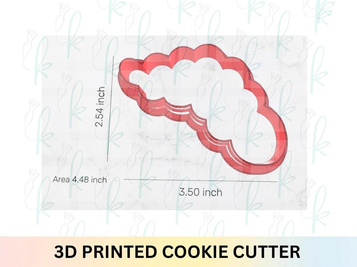 Wavy Golf Green Cookie Cutter