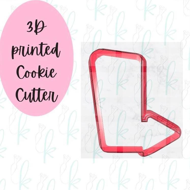 Retro Arrow Sign Cookie Cutter