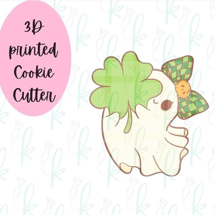 Lucky Ghost Cookie Cutter