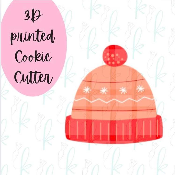 Winter Pom Hat Cookie Cutter