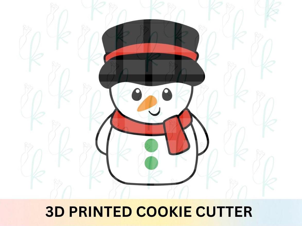 Cute Snowman Cookie Cutter