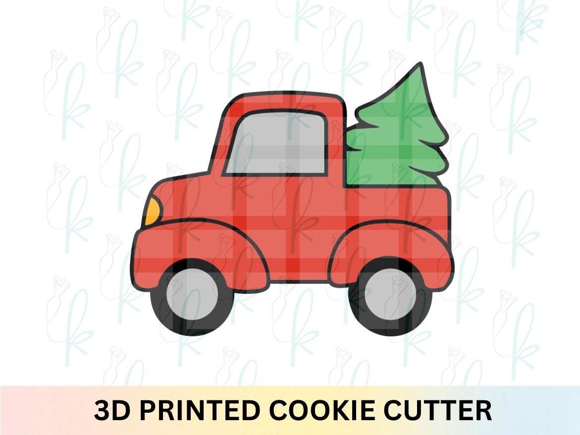 Christmas Tree Truck Cookie Cutter