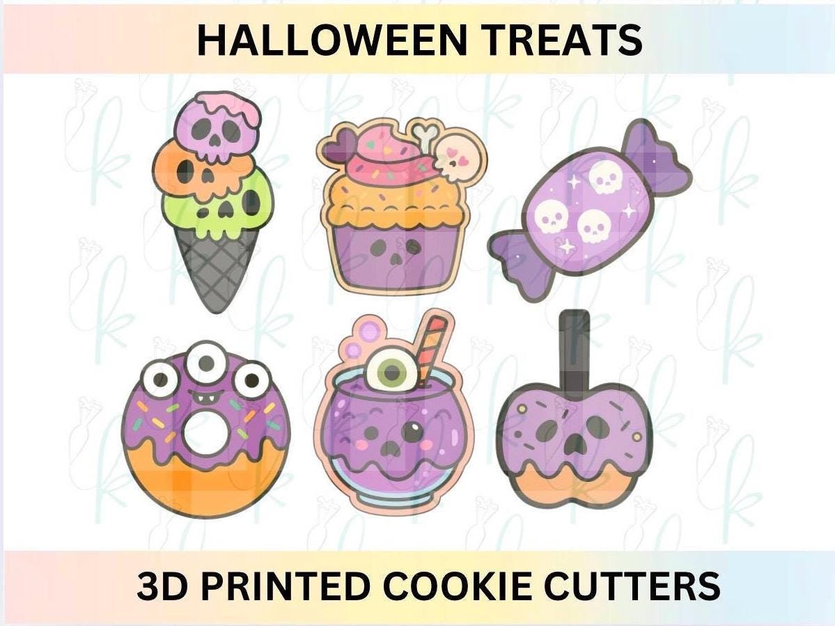 Halloween Treats - Set of 6 Cookie Cutters