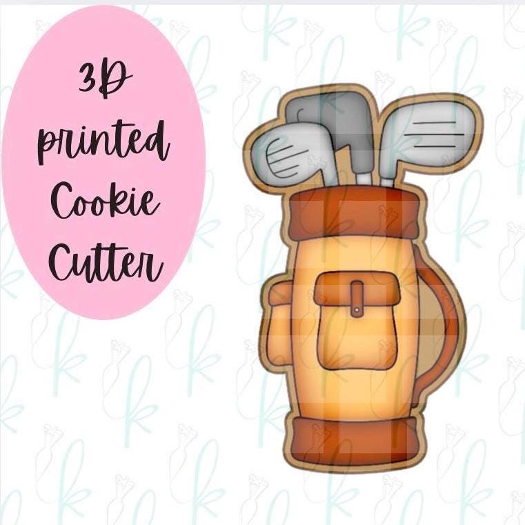 Golf Clubs Cookie Cutter