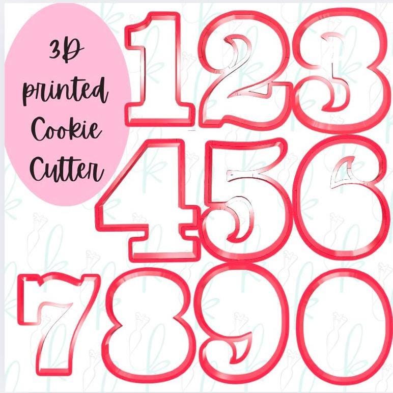 Numbers Cookie Cutters