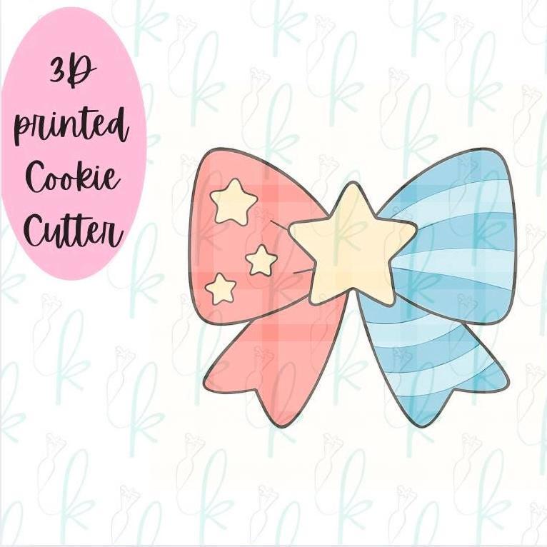 Chunky Star Bow Cookie Cutter