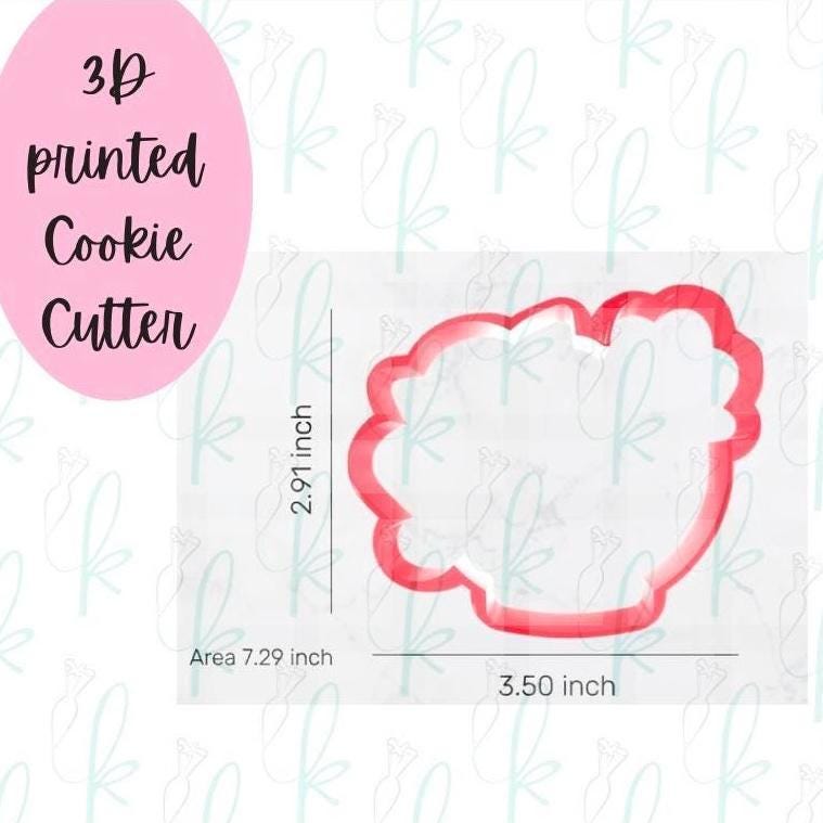 Modern Floral Teacup Cookie Cutter