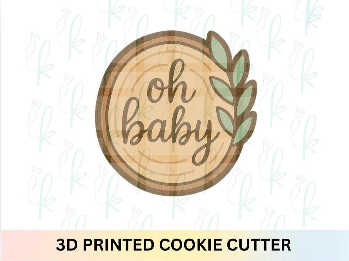 Woodland Greenery Plaque Cookie Cutter