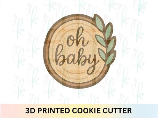 Woodland Greenery Plaque Cookie Cutter