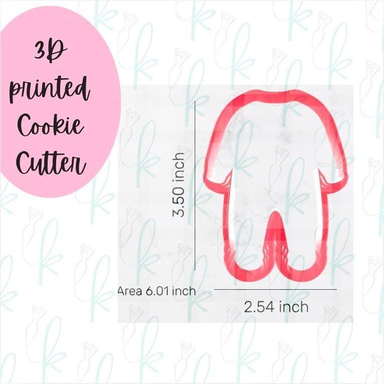 Bear Feet Baby Pajamas Cookie Cutter