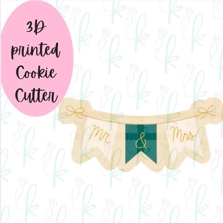 Wedding Banner Cookie Cutter