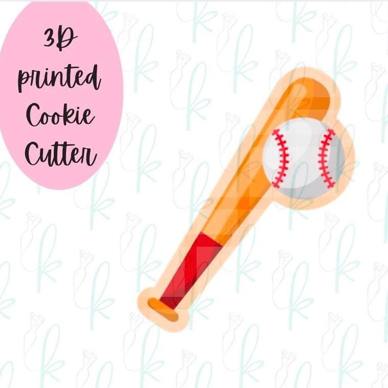 Baseball and Bat Cookie Cutter
