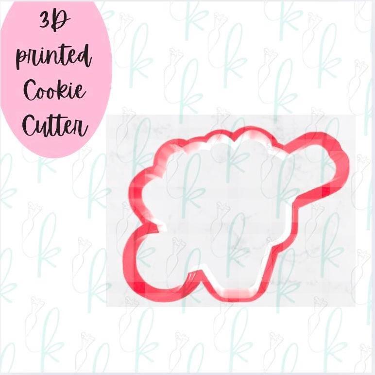 Floral Wheelbarrow Cookie Cutter
