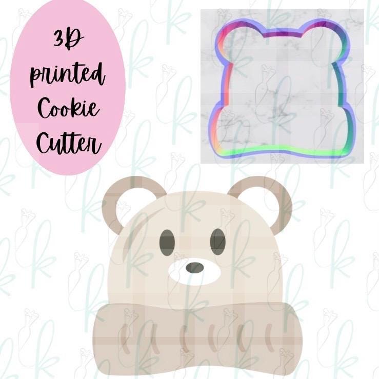 Baby Bear Hat Cookie Cutter