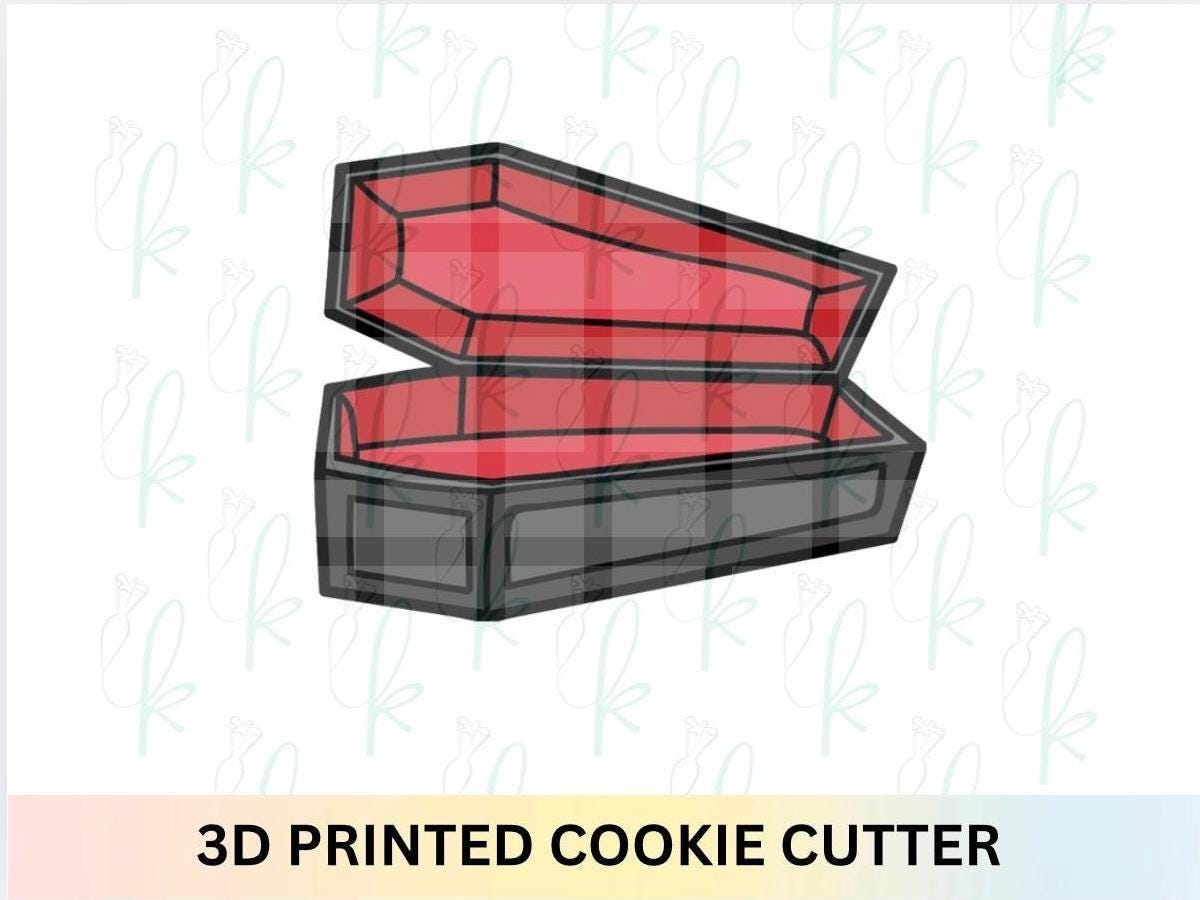 Open Coffin Cookie Cutter
