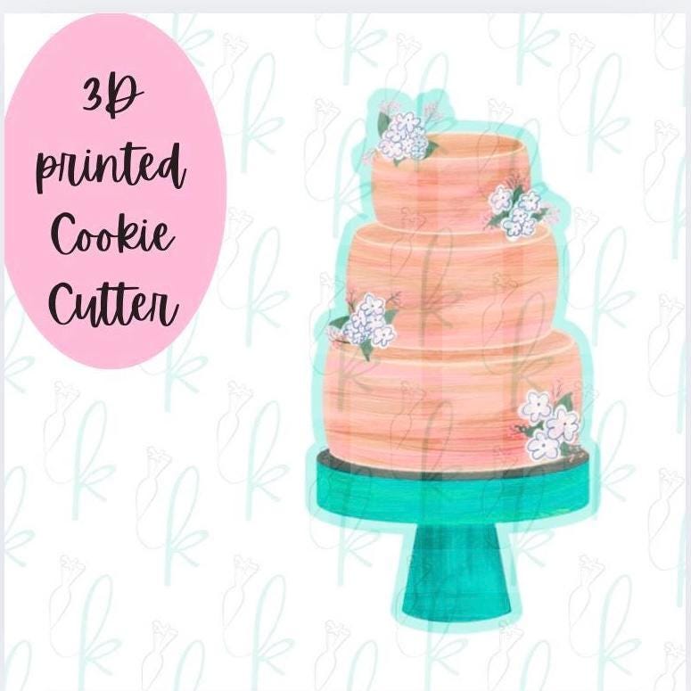 Tall Wedding Cake Cookie Cutter