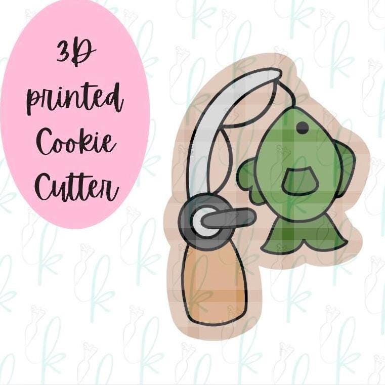 Fishing Pole Cookie Cutter