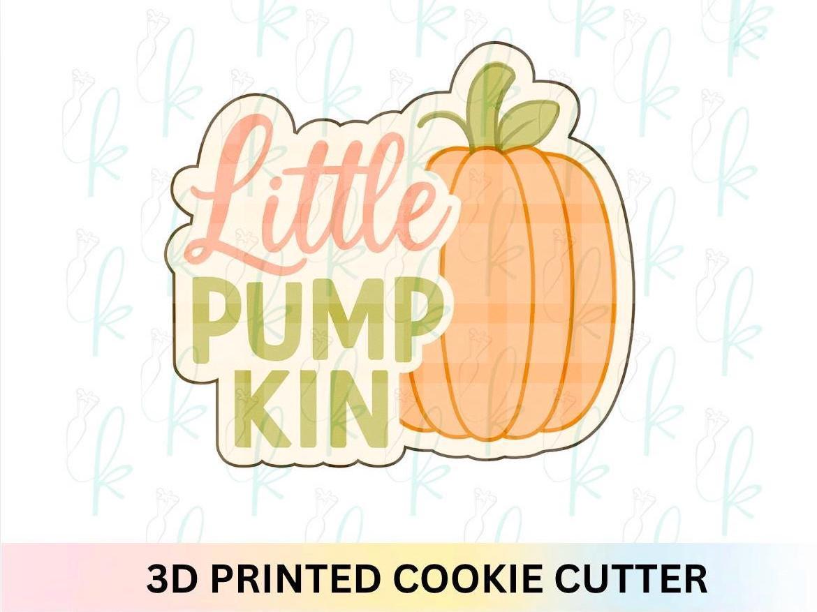 Little Pumpkin Plaque Cookie Cutter