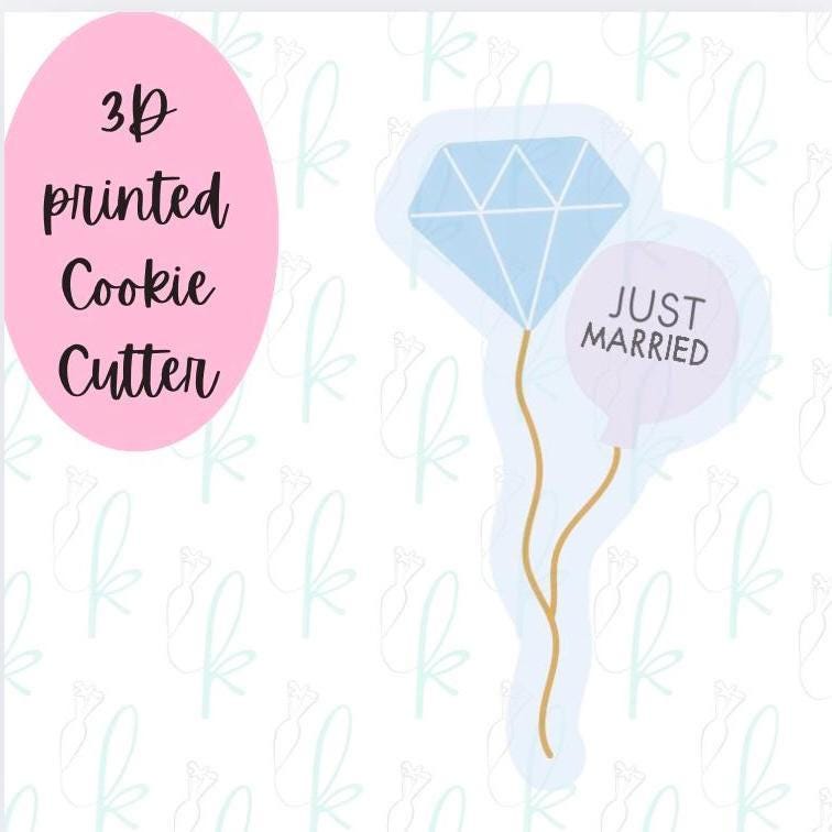 Wedding Balloons Cookie Cutter