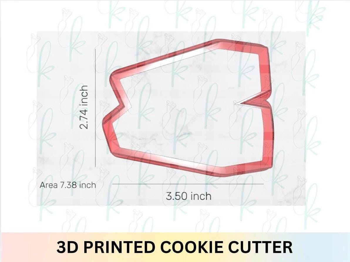 Open Coffin Cookie Cutter