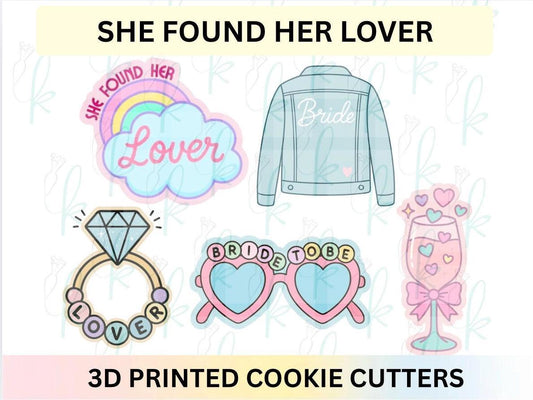She Found Her Lover - Set of 5 Cookie Cutters