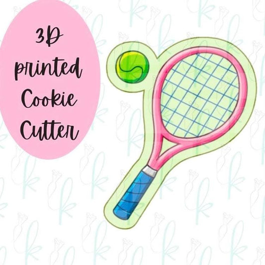 Tennis Ball and Racket Cookie Cutter