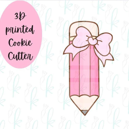 Bow Pencil Cookie Cutter