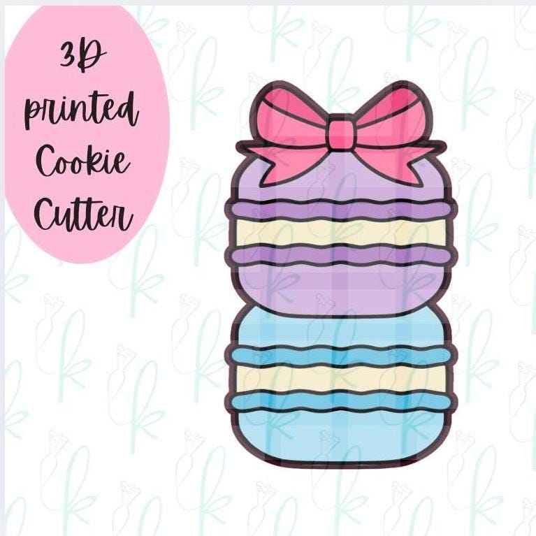 Macarons with Bow Cookie Cutter