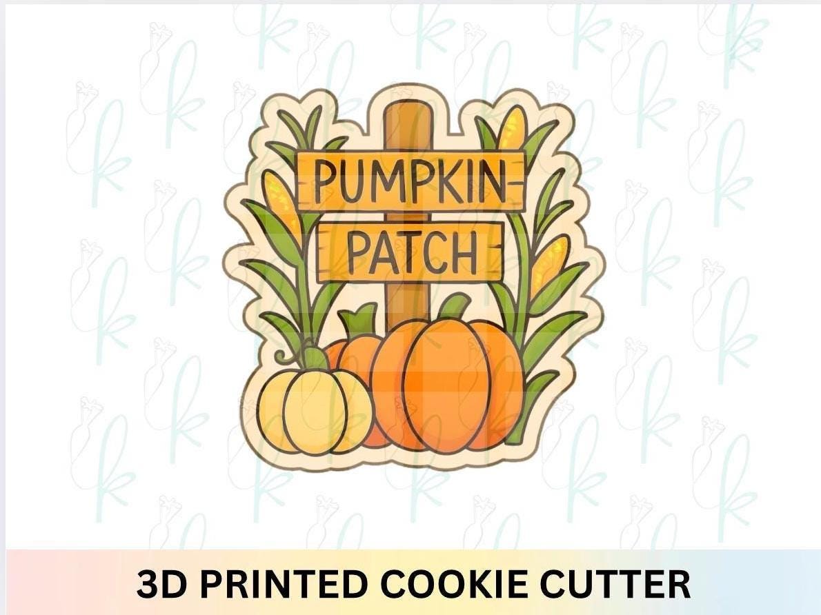 Pumpkin Patch Sign Cookie Cutter