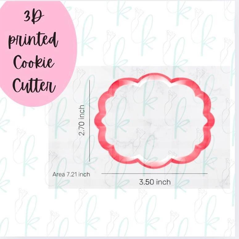 Chunky Cloud Plaque Cookie Cutter
