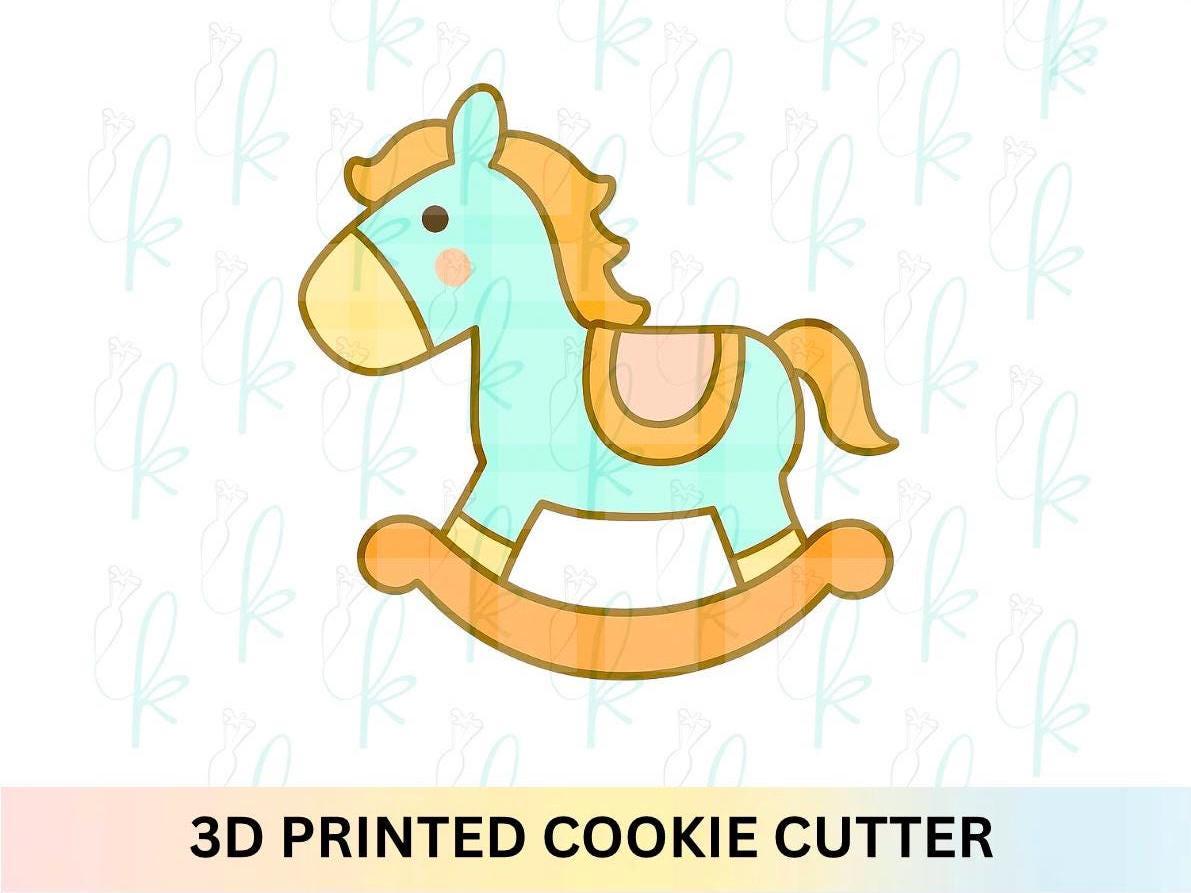 Cute Rocking Horse Cookie Cutter