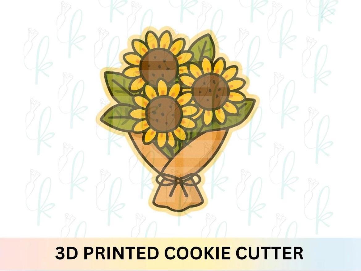 Sunflower Bouquet Cookie Cutter