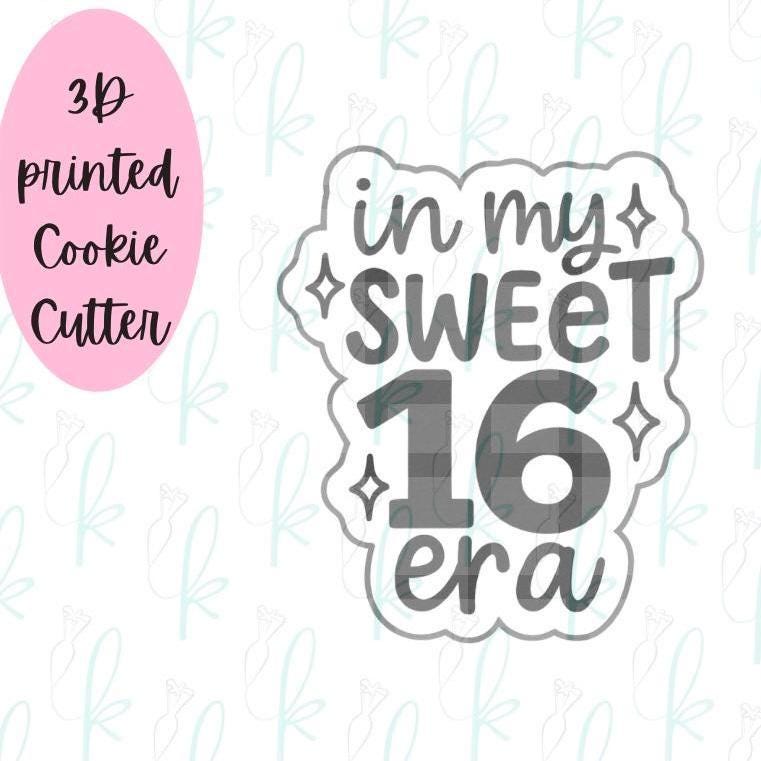 Sweet 16 Era Cookie Cutter